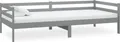 Produktbild: vidaXL Tagesbett Grau Massivholz Kiefer 90x200 cm