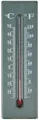 Produktbild: esschert design Fensterthermometer Thermometer mit Schlüsselversteck Versteck für Schlüssel Ablage grün, Thermometer Schlüsselversteck