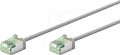 Produktbild: GOOBAY 74343 - Patchkabel Cat.8,1 U/FTP super slim 0,15 m grau