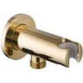 Produktbild: Paulgurkes - goldener Wandanschlussbogen Brausehalter Kombi-Halter Gold
