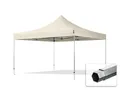 Produktbild: TOOLPORT Faltzelt Professional 4x4 m ohne Seitenteile Faltpavillon ALU Pavillon Partyzelt in Creme