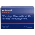 Produktbild: Orthomol Immun - Mikronährstoffe zur Unterstützung des Immunsystems - mit Vitamin C, Vitamin D und Zink - Orangen-Geschmack, 30 St. Tagesportionen