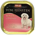 Produktbild: animonda Vom Feinsten Senior mit Putenherzen (22 x 150 g), Hundenassfutter für ältere Hunde ab 7 Jahren, Nassfutter für Hunde mit fein-stückigen Pasteten, Senior Hundefutter ohne Getreide
