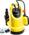 Produktbild: TROTEC Klarwasser-Tauchpumpe TWP 4006 E Pumpe Gartenpumpe 7.300 l/h flachabsaugend 5 mm