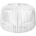 Produktbild: Windlicht Lito XS | Ø 13,5 cm, Höhe 10 cm Weiß - gemütliche Lichtstimmung