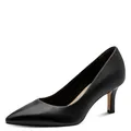 Produktbild: Tamaris Damen Klassische Pumps, Frauen Pumps,TOUCHit-Fußbett,Heart and Sole,modisch,klassisch,modern,Nieten,Schleifen,Black Leather,37 EU