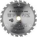 Produktbild: Wolfcraft Kreissägeblatt 150 x 10 mm Hartmetall