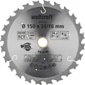 Produktbild: Wolfcraft Kreissägeblatt Wolfcraft Kreissägeblatt 150 x 10 mm Hartmetall
