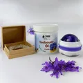 Produktbild: Teebaum-Öl Creme 250ml + Massage Ring XXL + Massageroller Harzstein