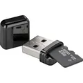 Produktbild: Goobay 38656 Kartenlesegerät USB 2.0 für  MicroSD Speicherkarten schwarz