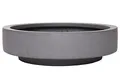 Produktbild: VIVANNO Pflanzschale Blumenschale Dekoschale Fiberglas Escada Low 12x45 Betonoptik Grau