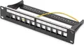 Produktbild: DIGITUS Patchpanel 1HE 12-Port Modular schw.
