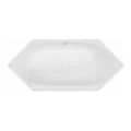 Produktbild: Hoesch 6-Eck-Badewanne iSENSI 205x105cm, weiß