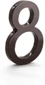Produktbild: Montague Metal Products Powder Coated Black MHN-06-F-RB1 Schwimmende Hausnummer