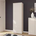 Produktbild: Forte ALICE SPRINGS Garderobenschrank 60, moderne Garderobe mit Kleiderstange und Einlegeböden, Flur, Holzwerkstoff, Kaschmir Beige, 59,8 xm breit x 191,9 cm hoch x 34,9 cm tief