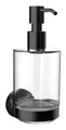 Produktbild: Emco round Seifenspender - Schwarz/Klar - 432113300