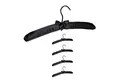Produktbild: relaxdays Kleiderbügel Set Sati, (5er Set, 5-tlg), schwarz