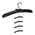 Produktbild: Kleiderbügel satin Garderoben Hänger 360° drehbar 50 g Kleiderbügel Set 38 cm