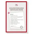 Produktbild: walther design New Lifestyle Kunststoff Bilderrahmen 21x29,7 cm Rot KV130R