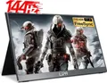 Produktbild: Lipa HDR-60 Portable Monitor Full HD 17,3 Zoll - 144 Hz - Tragbarer Monitor für Laptop - Gaming Monitor - Externer Bildschirm