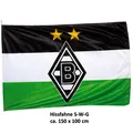 Produktbild: Borussia Mönchengladbach Hissfahne Home Away 150x100 cm Hissflagge 2025/2026 BMG
