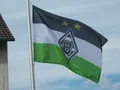 Produktbild: VfL Borussia Mönchengladbach Hissfahne 150 x 100 cm Fahne Hissflagge Logo2025/26