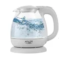 Produktbild: Adler AD 1283G Glas Wasserkocher 1 L LED Beleuchtung Krug Optik Design kabellos