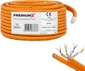 Produktbild: PremiumX 15m CAT 7 Netzwerkkabel Duplex LAN Kabel Ethernet Datenkabel