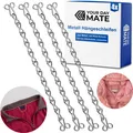 Produktbild: Metallkette mit Ösen Augen Mantel Aufhänger Lasche Haken Anorak Schlaufe Jacke