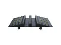 Produktbild: Moravia Schlauch- und Kabelbrücke, Höhe 85 mm, Kabel bis 75 mm Ø, schwarz, LxB 855 x 300 mm