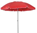 Produktbild: TrendLine Sonnenschirm rot Ø 180 cm UV-Schutz: 60+ Sonnenschutz Strandschirm