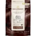 Produktbild: Callebaut Receipe No. 811 Kuvertüre Callets, Zartbitterschokolade, 54,5% Kakao(1kg)