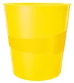 Produktbild: Leitz Papierkorb, 15 Liter, Kunststoff, Gelb, WOW, 52781016