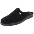 Produktbild: Beck Herren-Pantoffel Otto aus Kord Hausschuh schwarz 44 EU