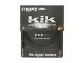Produktbild: KLOTZ KiK Pro Kabel, gerade/gerade, vergoldet - 3m
