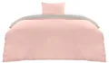 Produktbild: Utopia Bedding Bettwäsche 135x200 Set - Mikrofaser Bettbezug 135x200 cm + 1 Kissenbezug 80x80 cm - Grau/Rosa