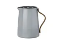Produktbild: Stelton Isolierkanne Emma Teekanne Isolierkanne mit Buchengriff, grey, 1 l, stelton Emma Teekanne Isolierkanne mit Buchengriff, grey
