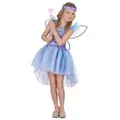 Produktbild: JADEO Partyanzug Feen-Kinderkostüm Kleine Elfe lila-blau blau 122/134 (7-9 Jahre)
