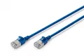 Produktbild: Digitus CAT 6A F-FTP Slim Patchkabel, 3m, Blau DK-1632-A-030S-B