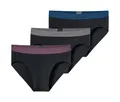 Produktbild: 3 Schiesser Rio-Slips - Herren - Gr. M/5 - schwarz