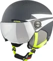 Produktbild: ALPINA ZUPO JR VISOR Q-LITE Helm 2026 charcoal-neon matt - 51-55