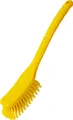 Produktbild: haug bürsten Stielbürste breit - in gelb - für eine gründliche Reinigung - mittelharte Borsten aus PBT
