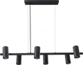 Produktbild: ELED 300220 - LED-Pendelleuchte, schwarz, ALU, 6-flammig, GU10-Fassung, IP20