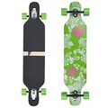 Produktbild: Flex1 bis 122kg - Camber Longboard (Flex1 bis 122kg, Hawaii Blume - Ahornholz)