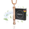 Produktbild: Makya V3 Rosé – Rauchentwöhnung Hilfsmittel – MEHR WIDERSTAND – Nikotin & Chemiefrei - Nicht Kompatibel Taste Filter – Simuliert Rauchgefühl – Stressabbau & Atemtraining – Edelstahl Kette