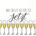 Produktbild: 20 Servietten Das beste Alter ist jetzt gold als Tischdeko für den Geburtstag...