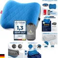 Produktbild: Ergonomisches Luftkissen | Reise-Kopfkissen | Abnehmbarer Kissenbezug