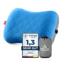 Produktbild: Aufblasbares Camping/Reise Kissen mit Abziehbarem Kissenbezug Ergonomisches K...