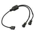 Produktbild: ARGB Verteiler 5V 3Pin an SM 3Pin Stecker Verlängerung Kabel Adapter Anschlus...