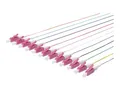Produktbild: DIGITUS durchgefärbte LC simplex OM4 Pigtails